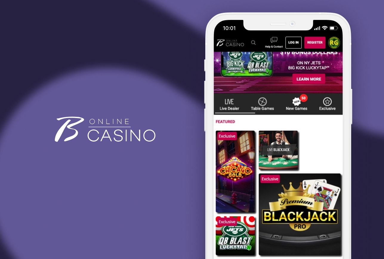 Borgata casino homepage on a mobile device