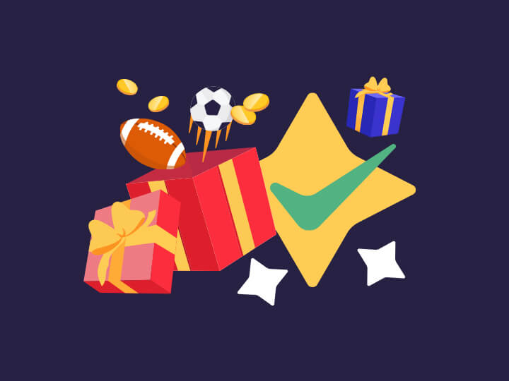 Gifts and sport balls in betting context