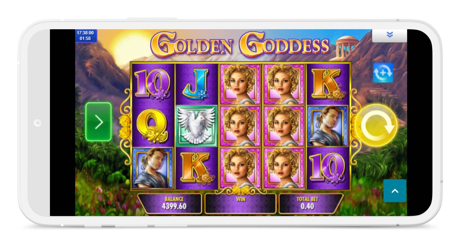 golden-goddess-slot-android-phone