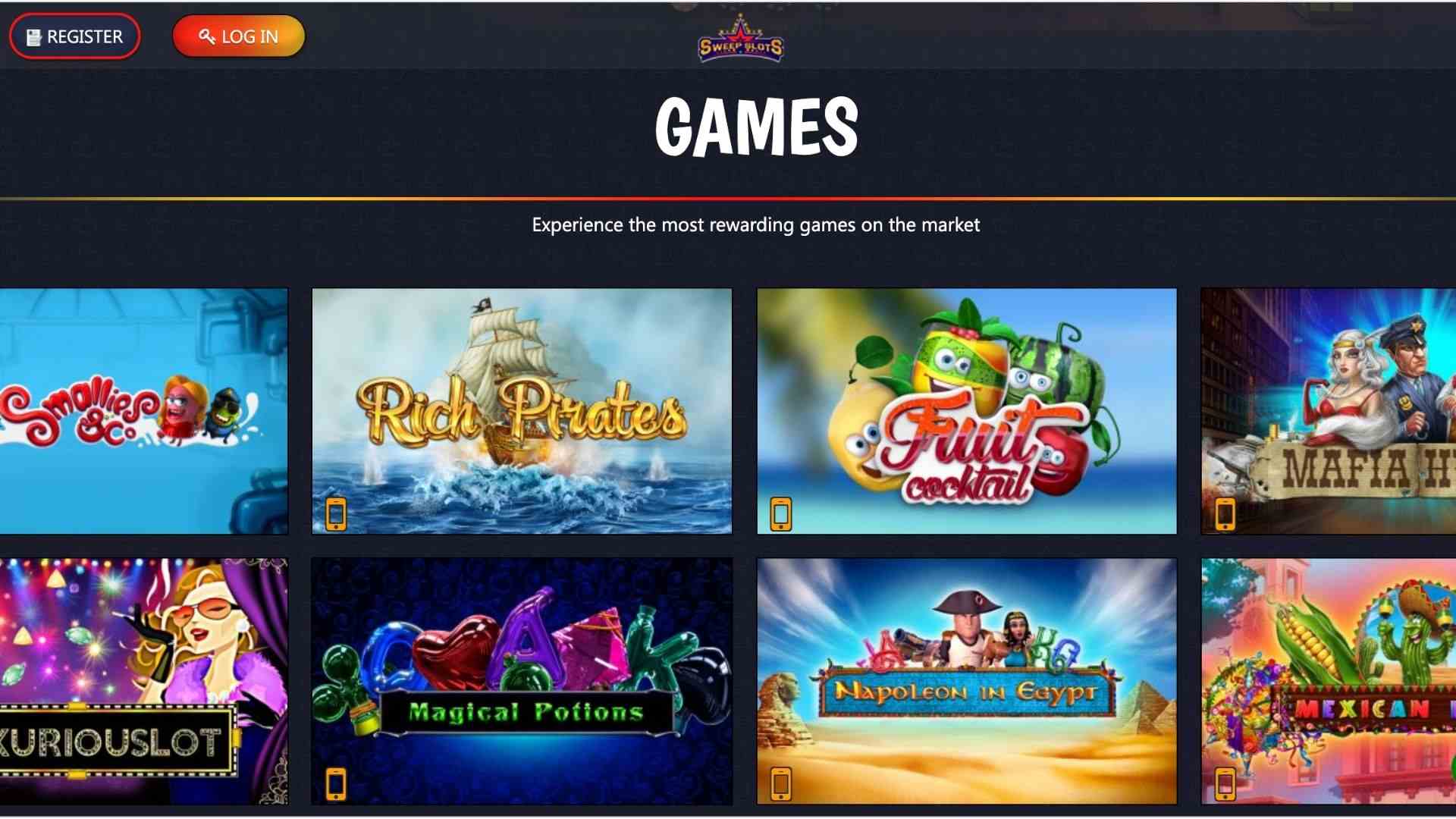 sweepslots-online-casino-games